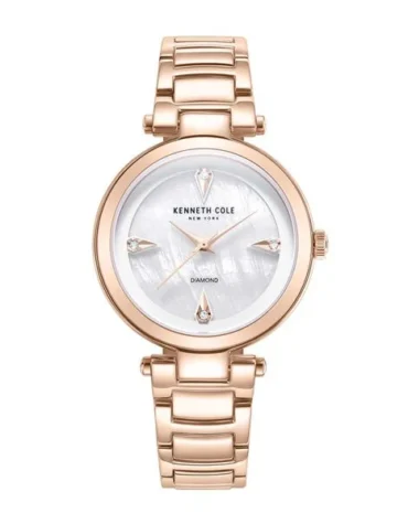 Kenneth Cole Quartz Analog White Dial Stainless Steel Strap Watch for Women