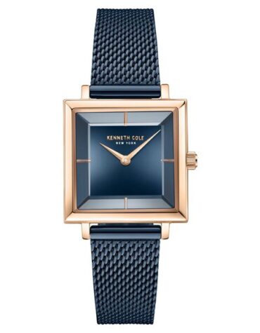 Kenneth Cole Quartz Analog Blue dial Metal Strap Watch for Wome