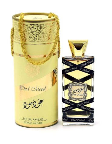 Lattafa EDP (Eau de Parfum) Oud Mood Liquid Perfume For Unisex, 100ml (Oud Mood)
