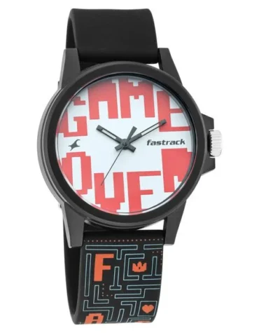 Fastrack Arcade Quartz Analog Multicoloured Dial Silicone Strap Unisex Watch