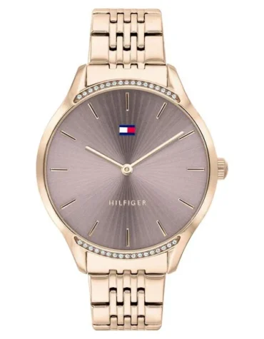 Tommy Hilfiger Quartz Analog Grey Dial Stainless Steel Strap Watch for Women
