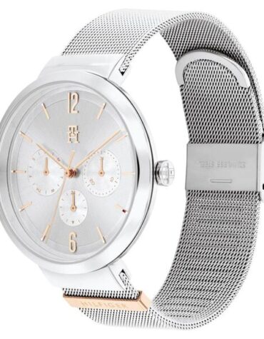 Tommy Hilfiger Quartz Analog Silver Dial Stainless Steel Strap Watch for Women