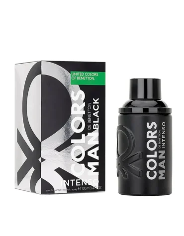 United Colors of Benetton Colors Man Black Intenso Eau de Parfum for Men - 100 ml