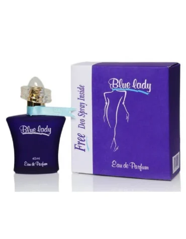 Rasasi Blue Lady Perfume EDP 40ml With 50ml Deodorant.