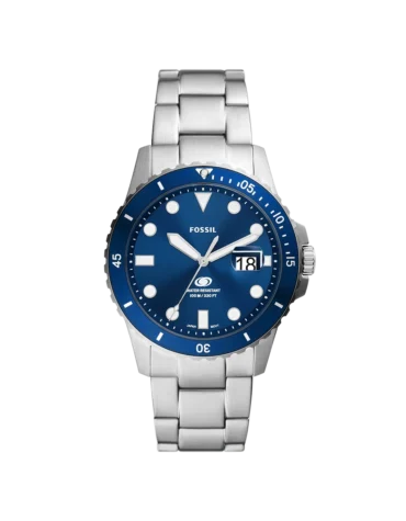 Fossil Blue Dive Three-Hand Date Stainless Steel Watch- FS6029I